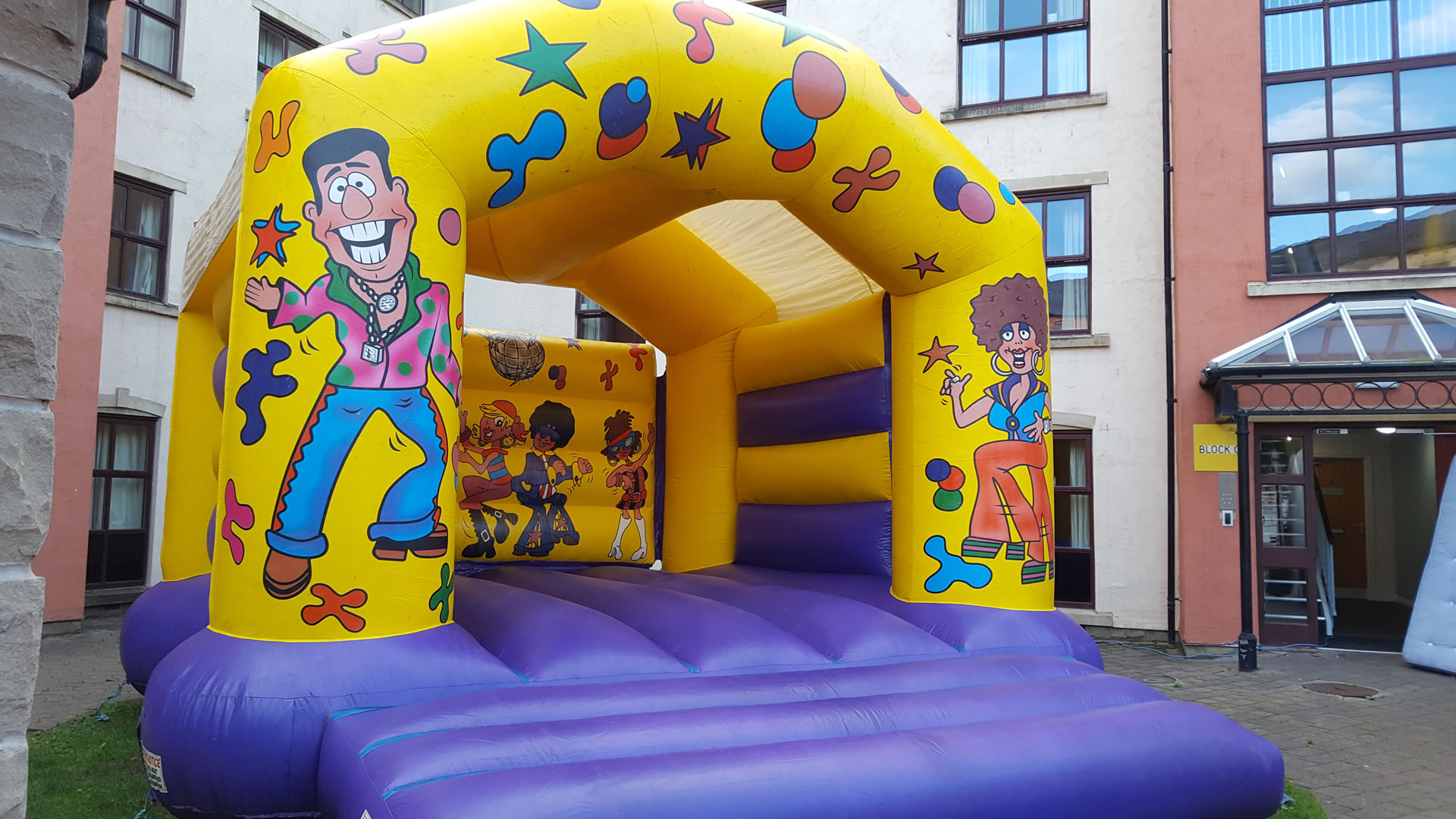 Disco deals bouncy castle